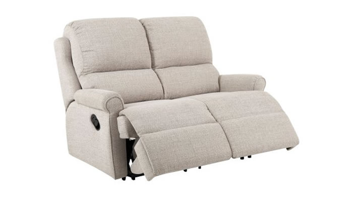 GPlan Lingfield 2 Seater Manual Recliner Loom Shale